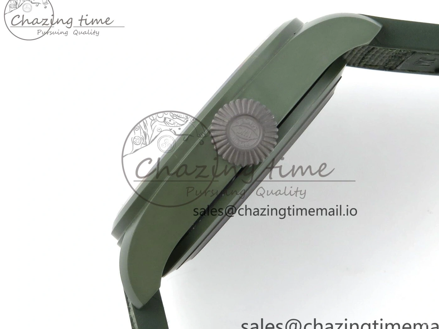 MIROTIME 0515 Big Pilot IW329802 M+F 1:1 Best Edition Green Dial on Green Nylon Strap MY Unique 7002